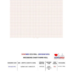 Papel para electrocardiografía marca sonomed modelo SM18330/16R (kenz cardico 303)