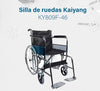Silla de ruedas con respaldo plegable KY809F KAIYANG
