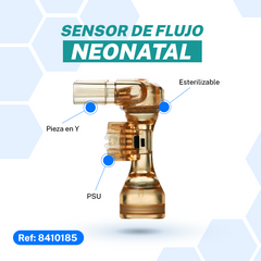 Sensor de flujo neonatal con pieza en Y.