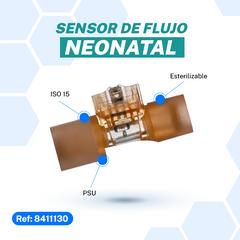 Sensor de flujo neonatal ISO 15