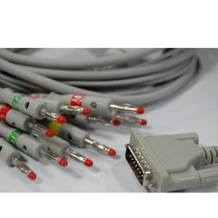 Cable para electrocardiógrafo de 10 puntas compatible con philips/hp  E10R-HP-B