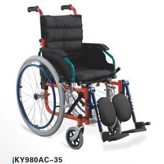 Silla de ruedas pediátrica marca Kaiyang modelo KY980AC-35