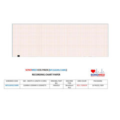 Papel para electrocardiógrafo marca sonomed modelo MY210295/150RS